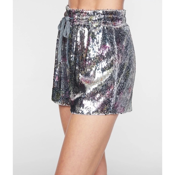 NWT Pam & Gela | Sequin Hi-Waist Shorts - Picture 7 of 9